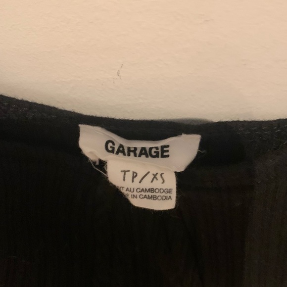 Garage Black Flared Mini Dress - Picture 6 of 6